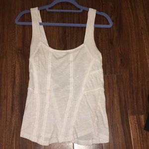 White FREE PEOPLE Tank